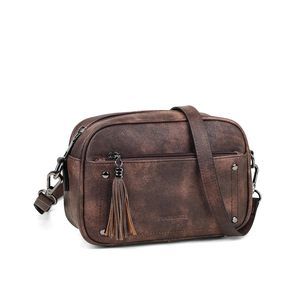 Crossbody Bags Vegan Leather, Trendy Shoulder Purse With Adjustable :O